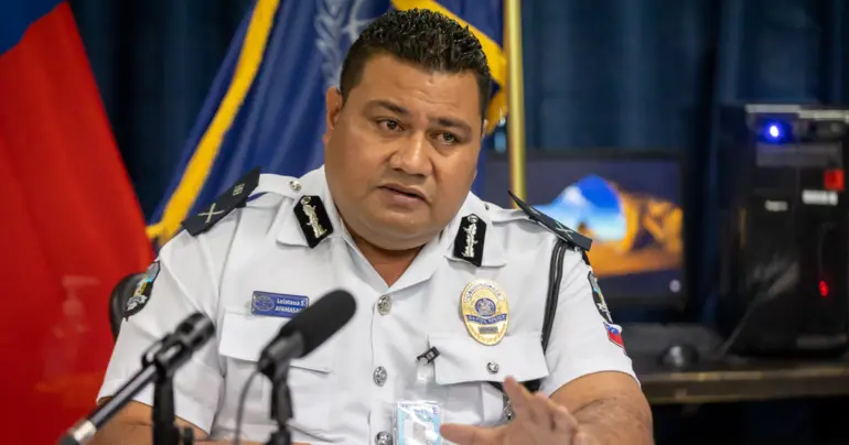 Festive season peaceful says Leiataua