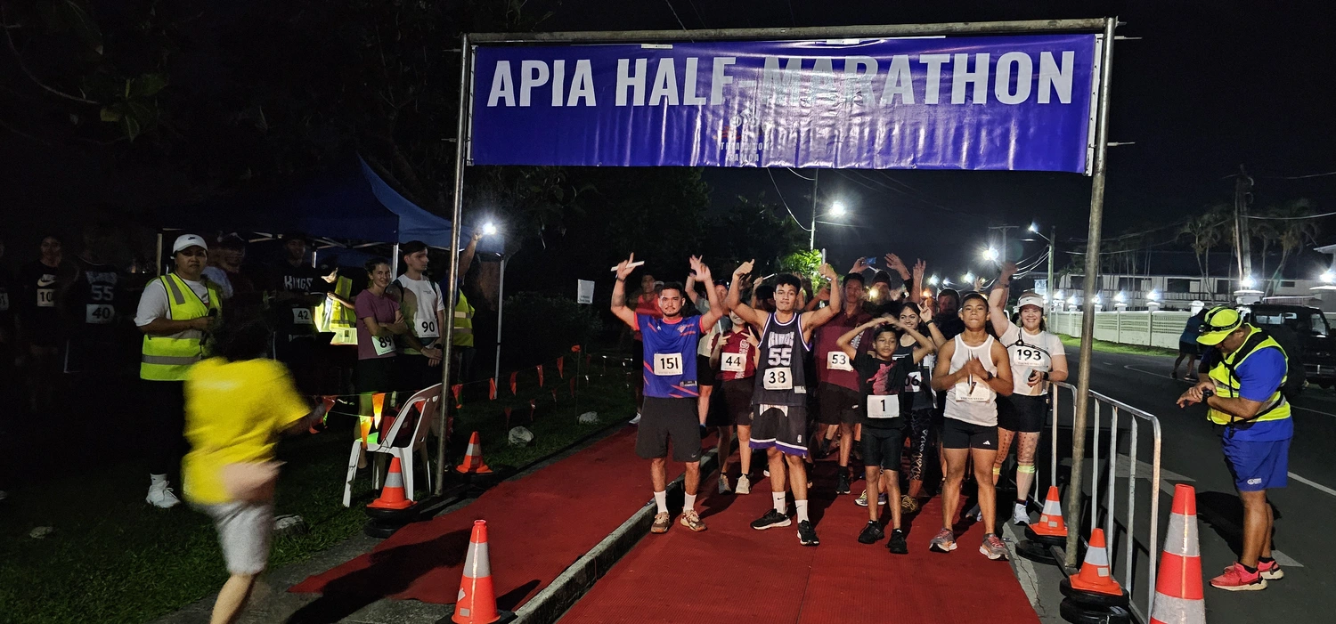 Record-breaking Apia half-marathon held