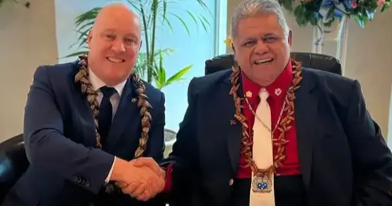 Airline, exports, drugs discussed in Luxon courtesy call says PM