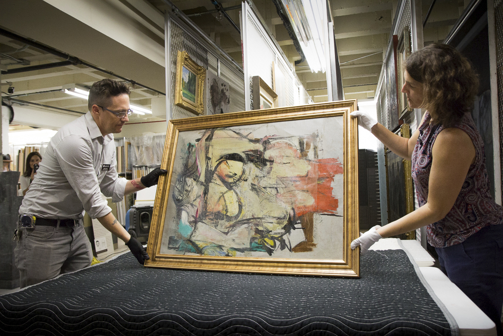 Recovered de Kooning painting back in the spotlight