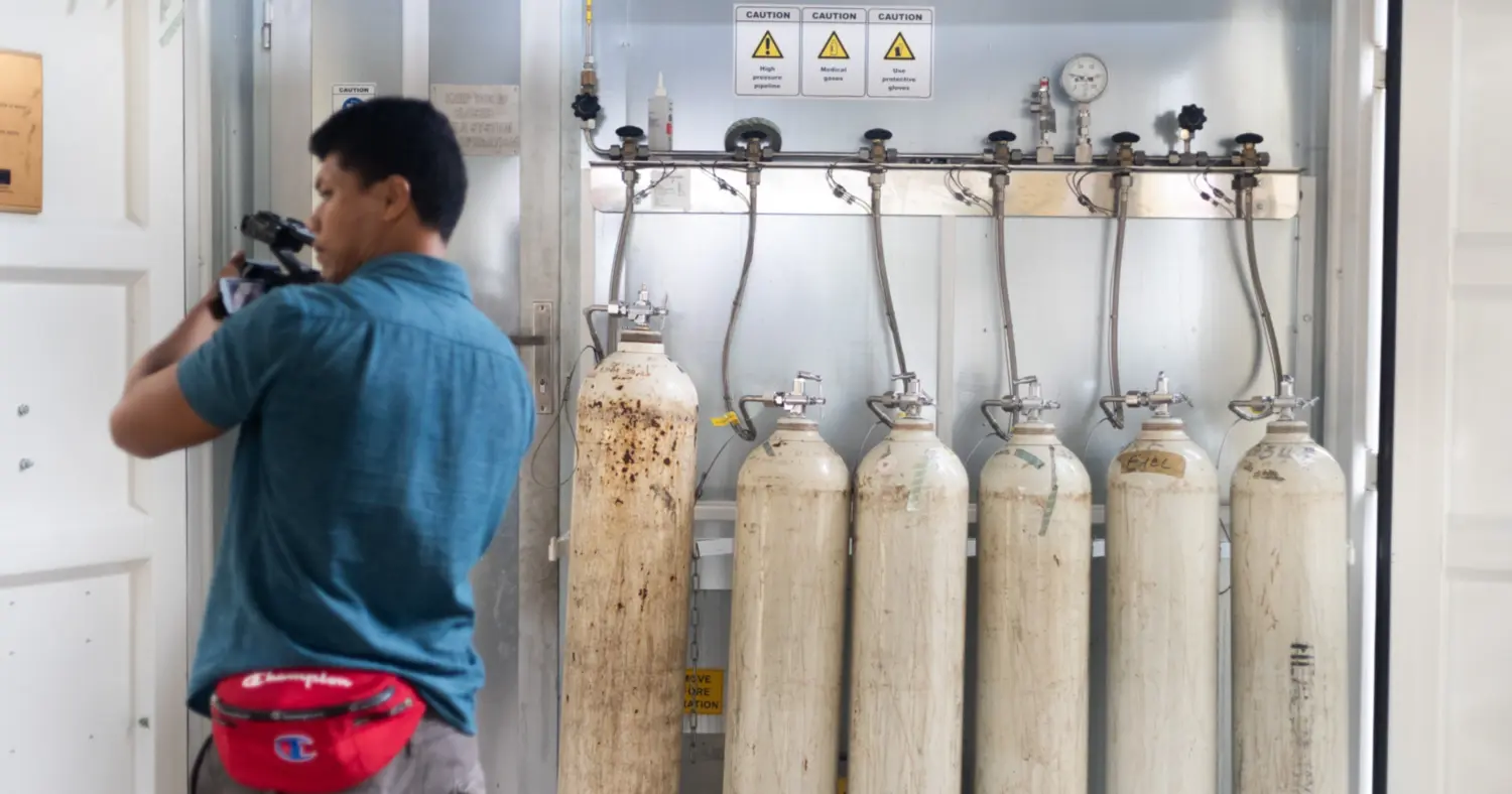 CT Scan operational again, one oxygen machine working