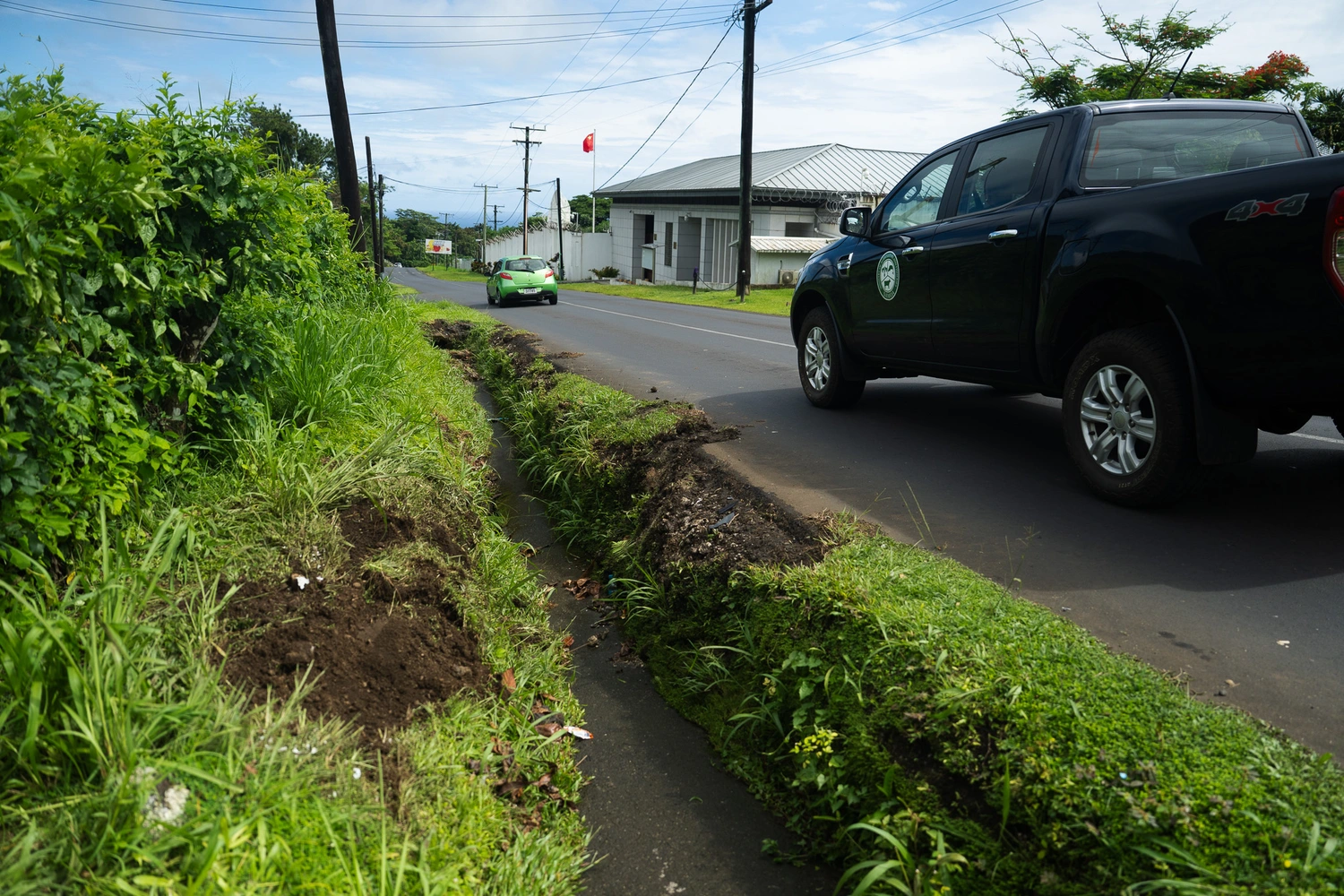 Repeated accidents during heavy rain in Vailima worries residents