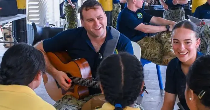 Pacific Partnership 2025 musicians woo Apia crowd