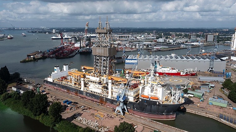 ‘Hidden Gem’ Arrives in Rotterdam to be Transformed into Nodule Collection Vessel for The Metals Company