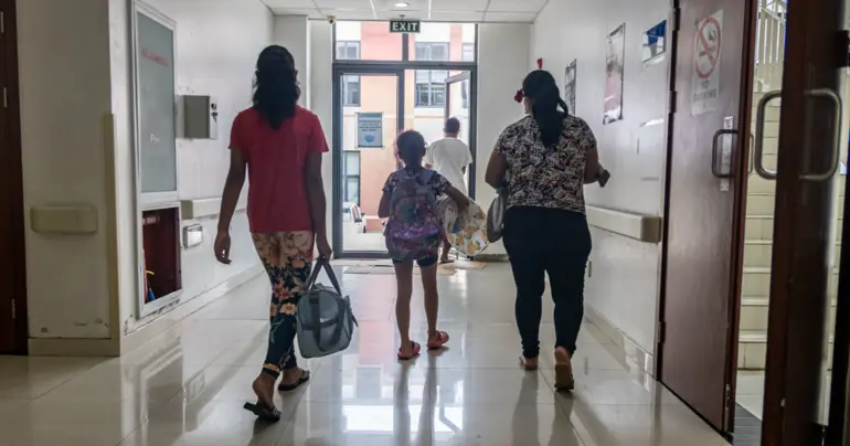 Woman in labour forced to climb hospital stairs