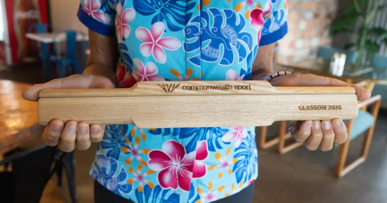 First-ever King’s Commonwealth Games baton arrives in Samoa  