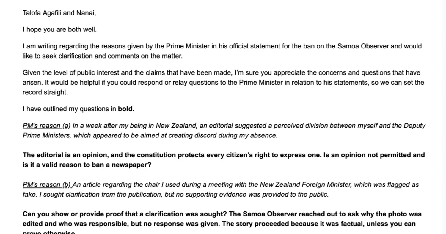 Govt. unresponsive to request for clarity