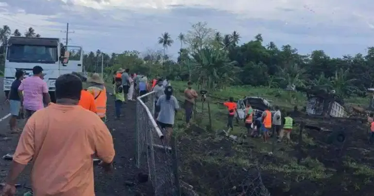 Man dead in Siumu truck collision