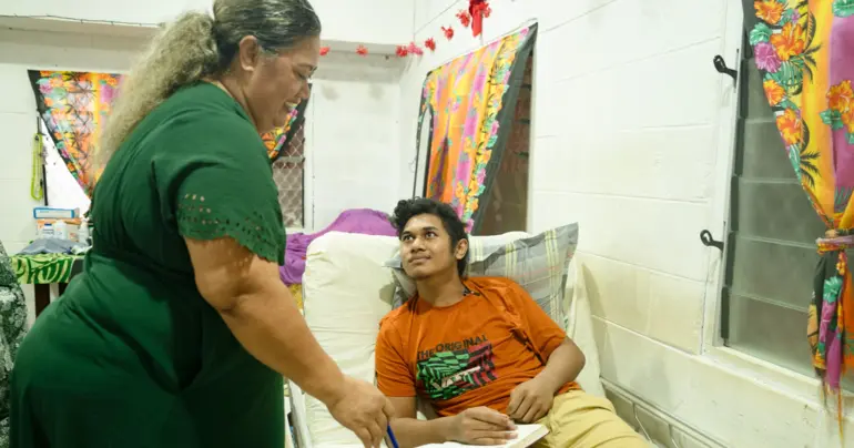  Blessing forgives attackers, continues recovery