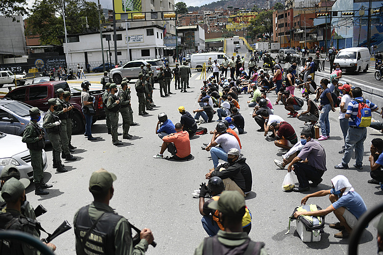 The Latest: Venezuela unveils coronavirus facility at arena