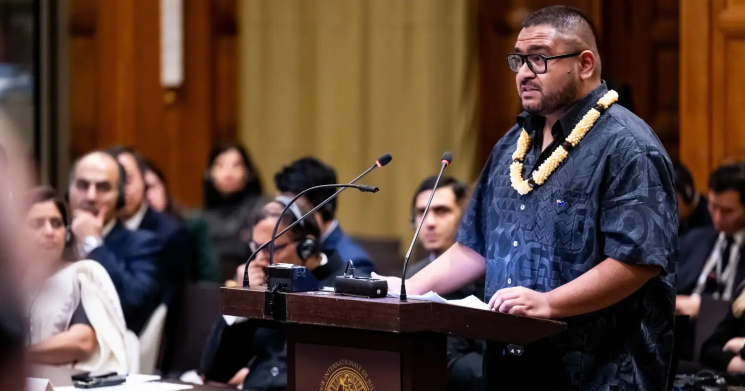 Fuimaono helps Cook Island at ICJ