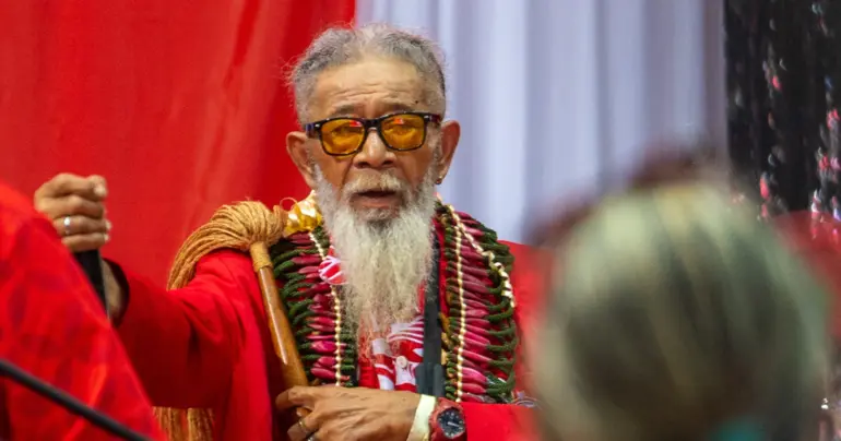 Video catches chief getting high