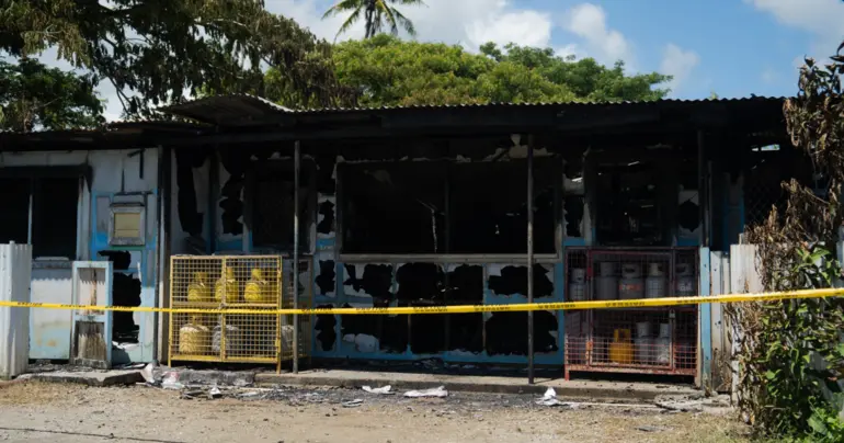 Fire damages home and shop in Vaitoloa