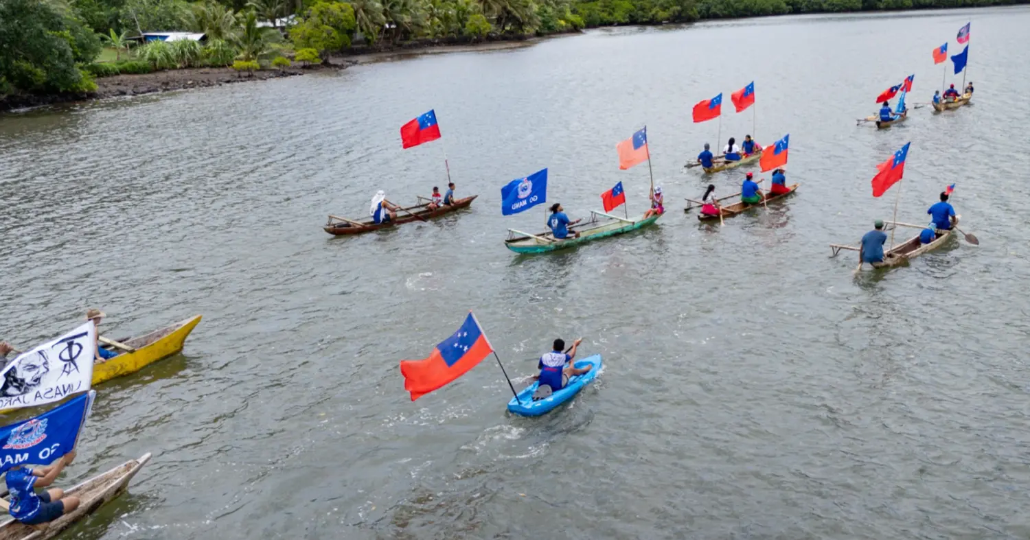 Matafa’a holds Toa Samoa parade on water