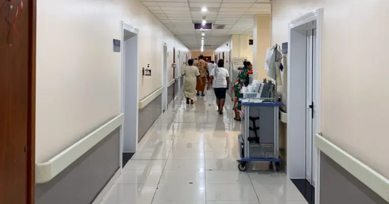 Hospital staff claim they not getting paid