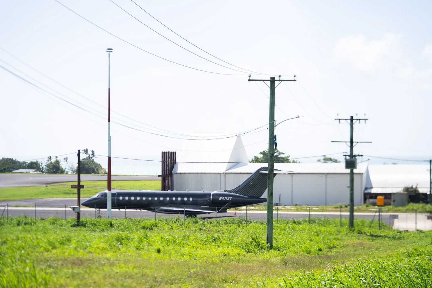 Mystery jet at Faleolo Airport