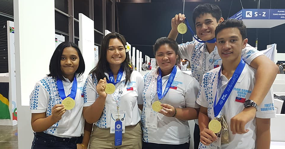 Samoan students show heart through robotics
