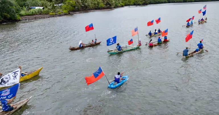 Matafa’a holds Toa Samoa parade on water