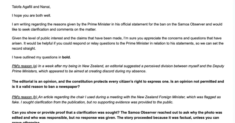 Govt. unresponsive to request for clarity