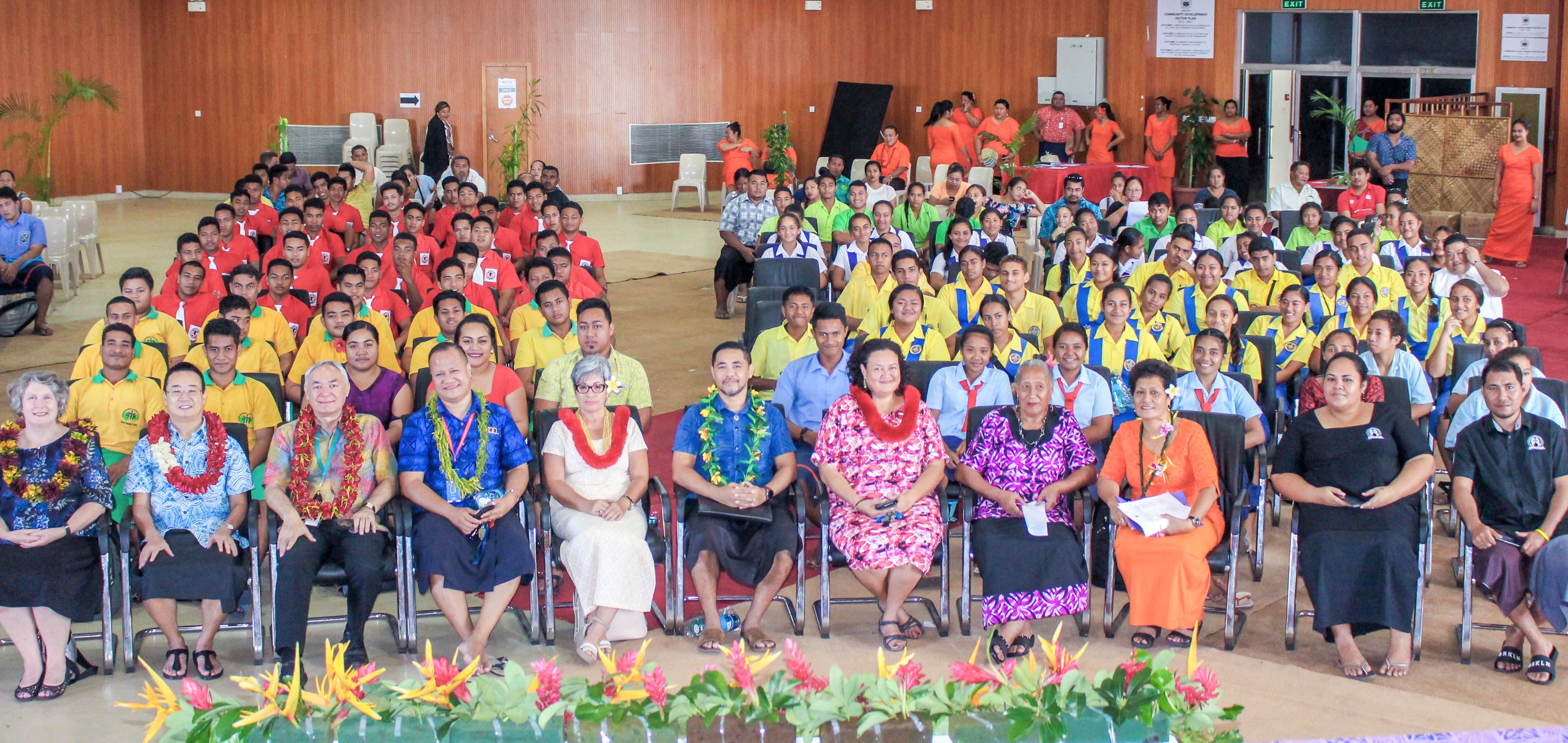 Students gather for Youth Week at Tooa Salamasina hall