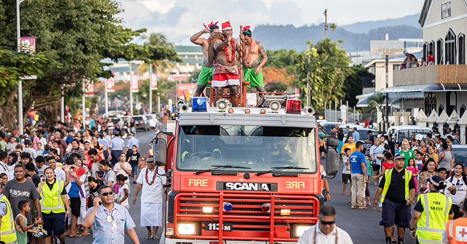 Samoa Observer | Parade brings Christmas cheer to Beach Road