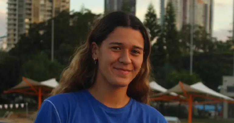 Kayla keen to fly Samoan flag in the pool