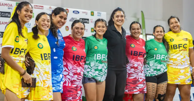Overseas teams and netball ambassadors in Saints tournament