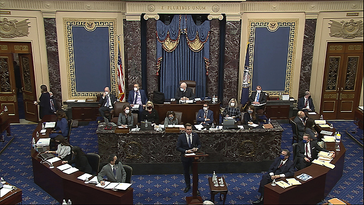 Fox abruptly cuts off impeachment manager during testimony