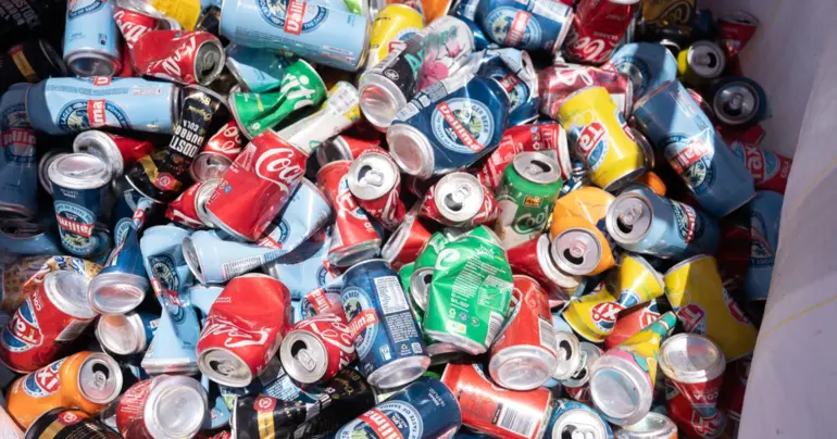 Recycling drive collects close to half a million bottles and cans