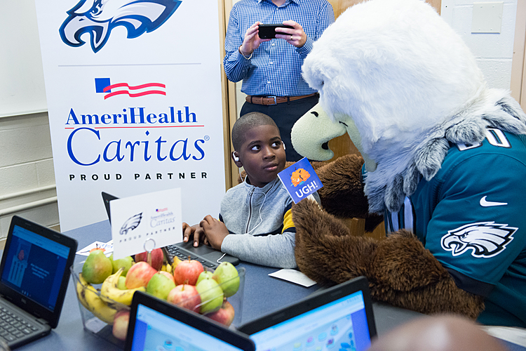AmeriHealth Caritas & Philadelphia Eagles Launch NFL’s First-Ever, In-Classroom Learning Modules Focused on Health and Fitness