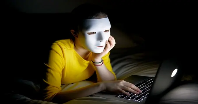 Behind the mask: The cowardice of hidden voices