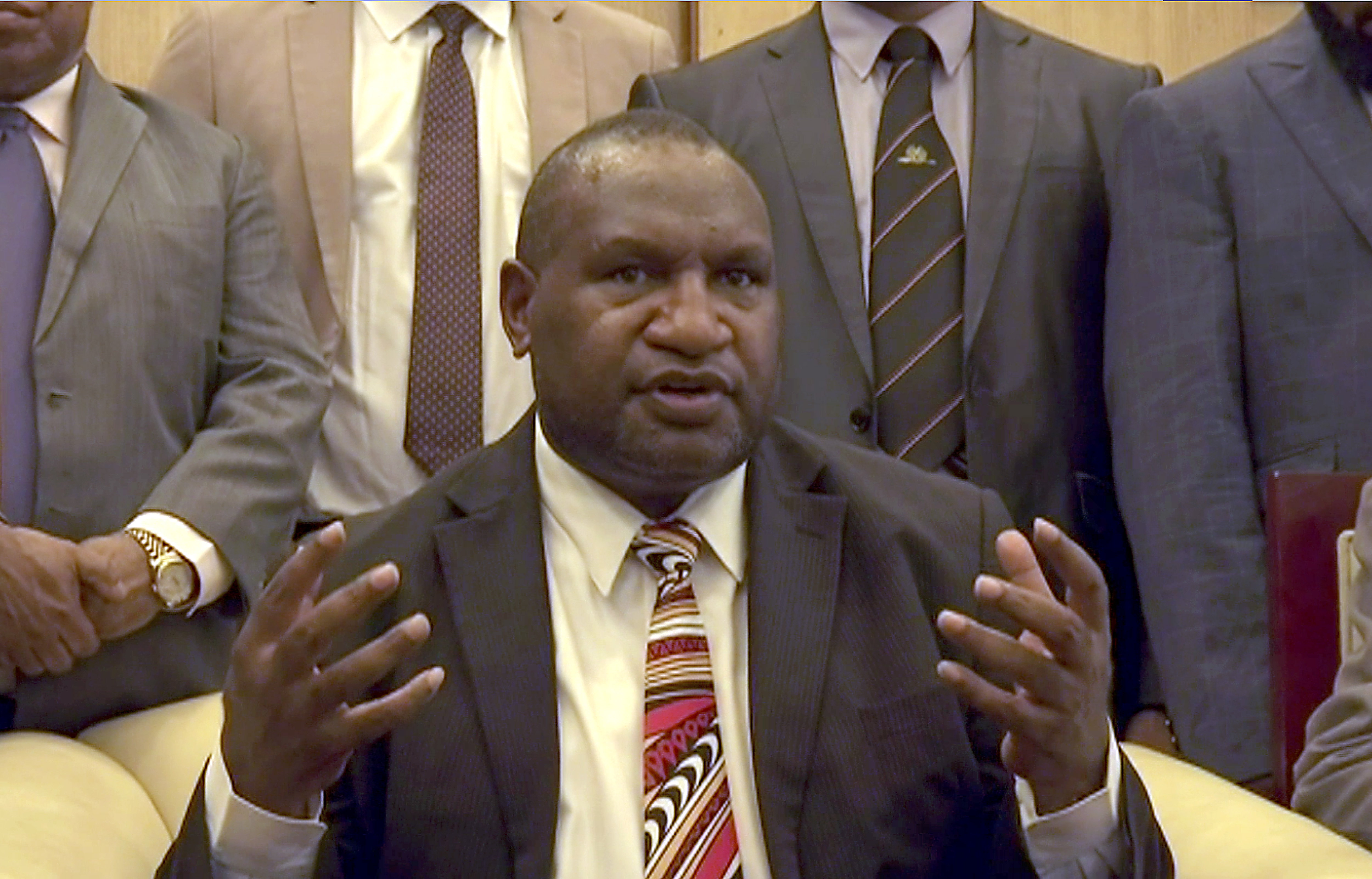 James Marape sworn in as Papua New Guinea's prime minister