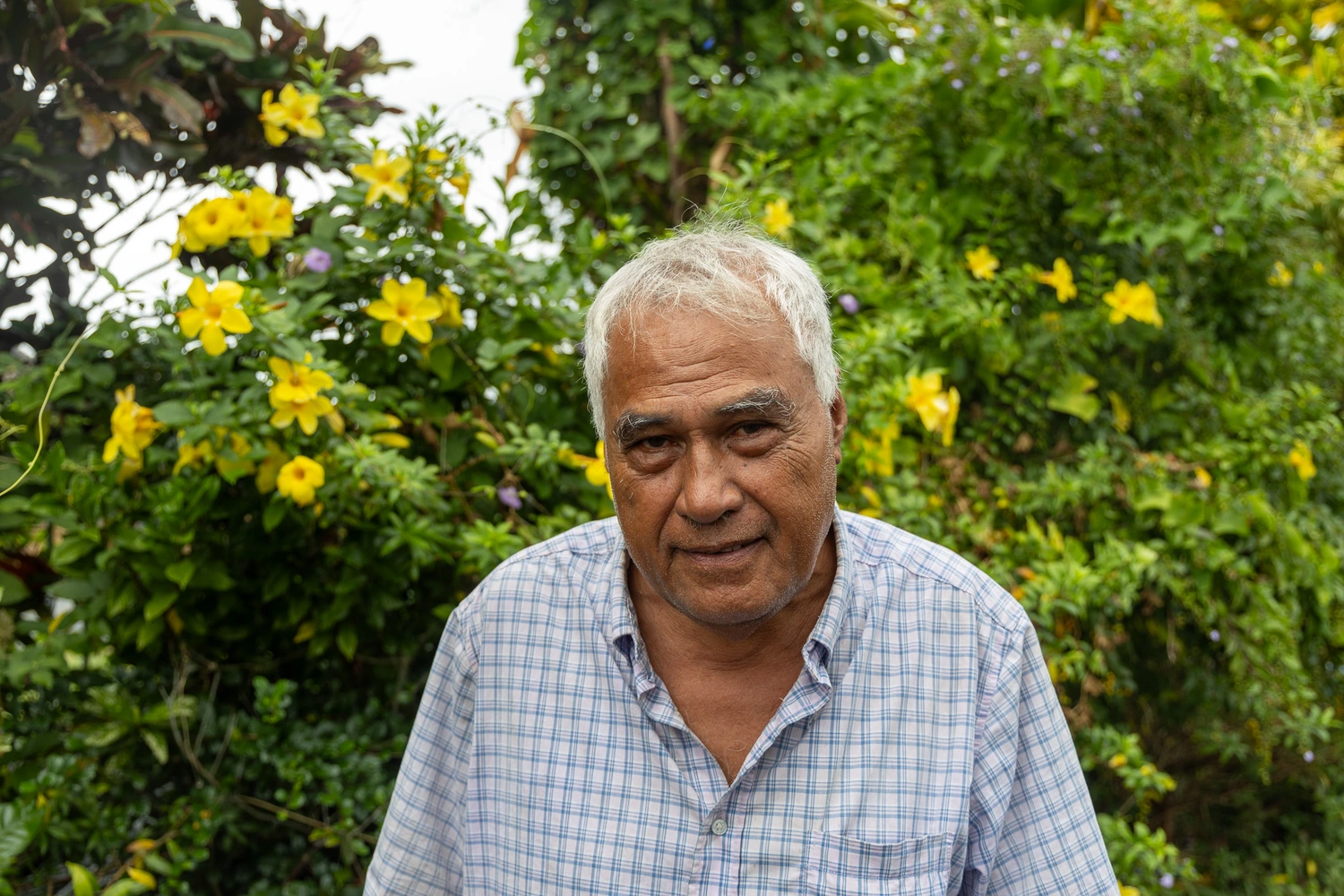 Eti is happy living off the land and faith