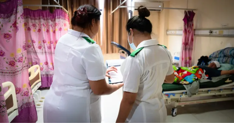 No pay at all for nurses