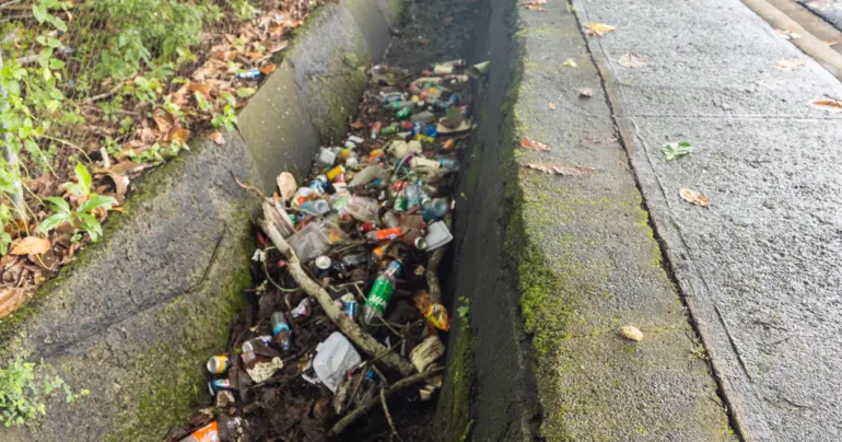 Illegal dumping of household and industrial waste