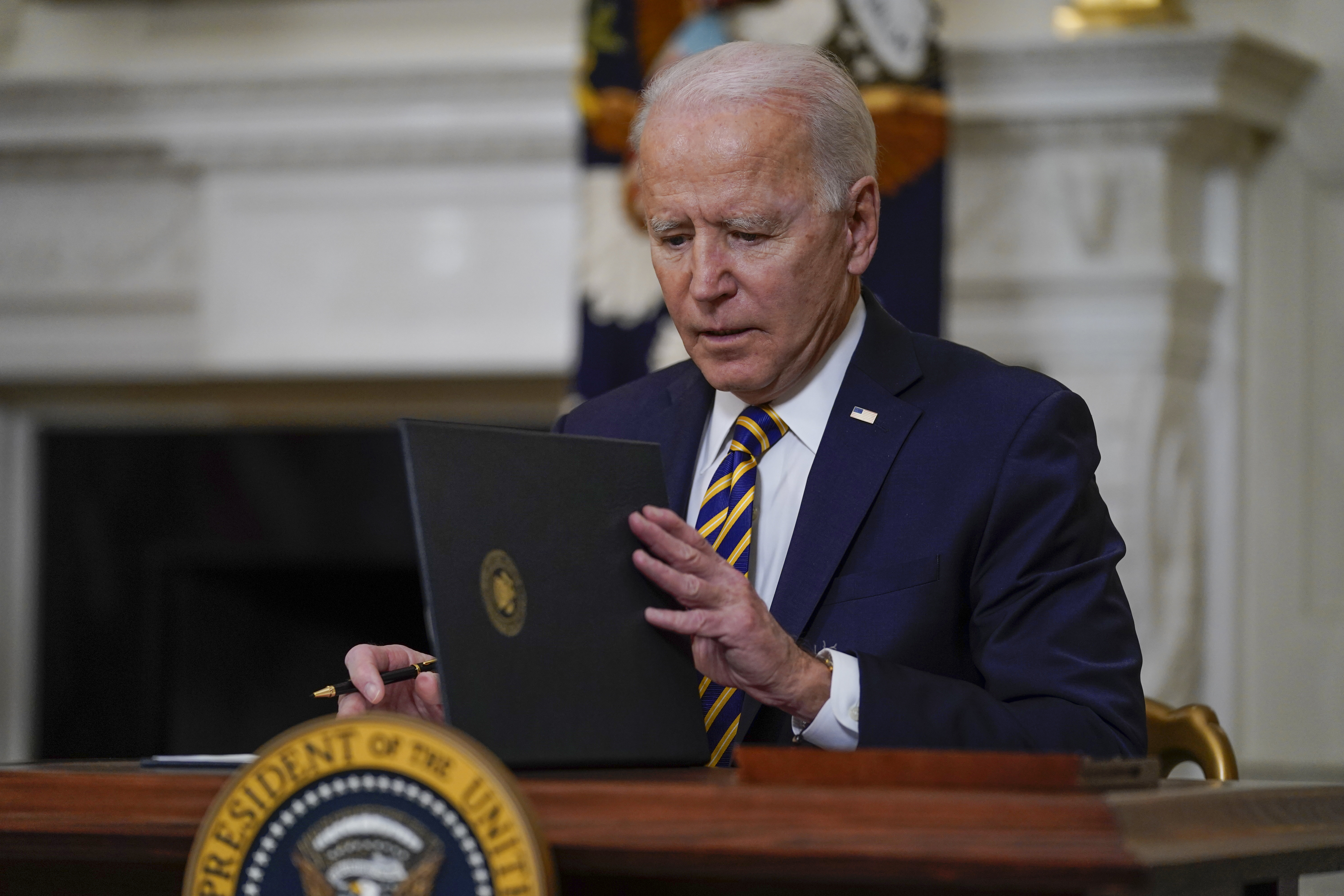 Biden orders a review of US supply chains for vital goods