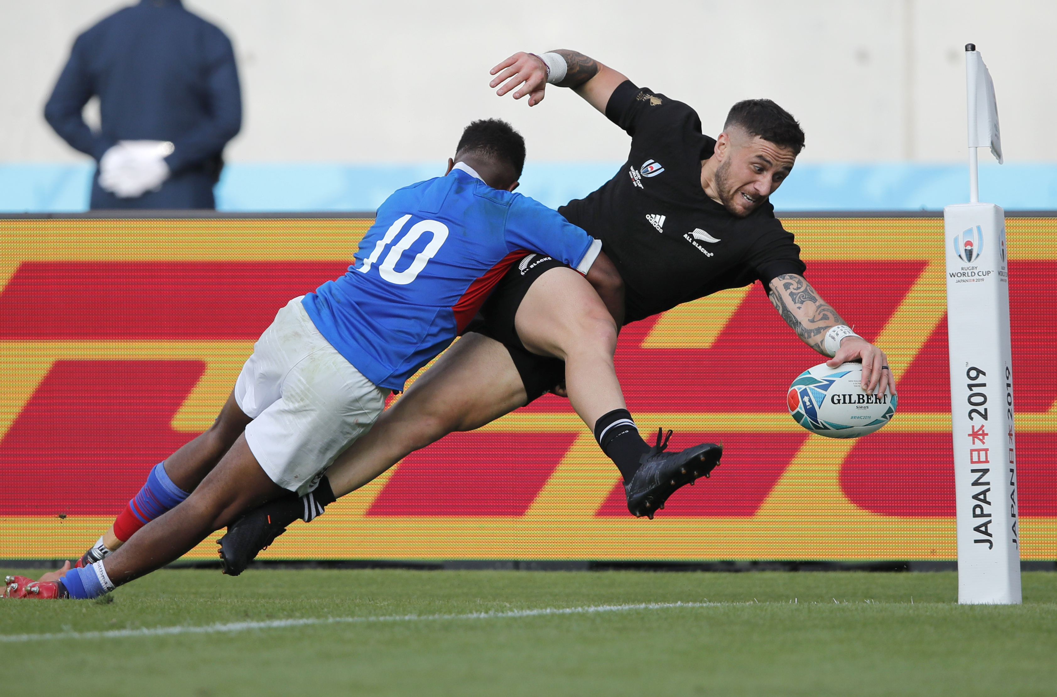 All Blacks rout Namibia to clinch spot in World Cup quarters