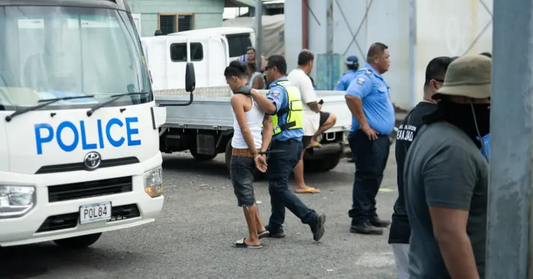 Seven arrested at Savalalo Fish Market in drug raid