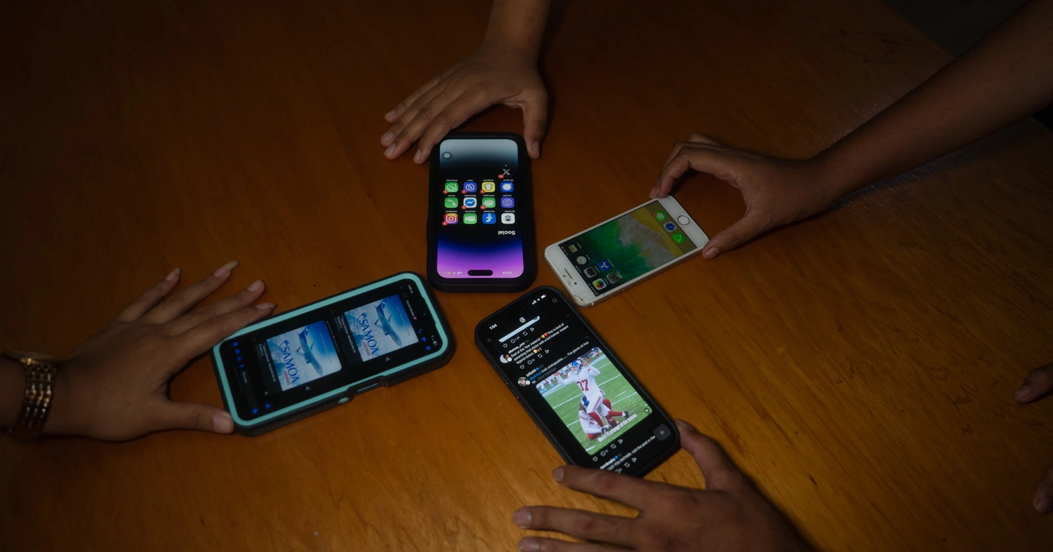 Phones impacting family time