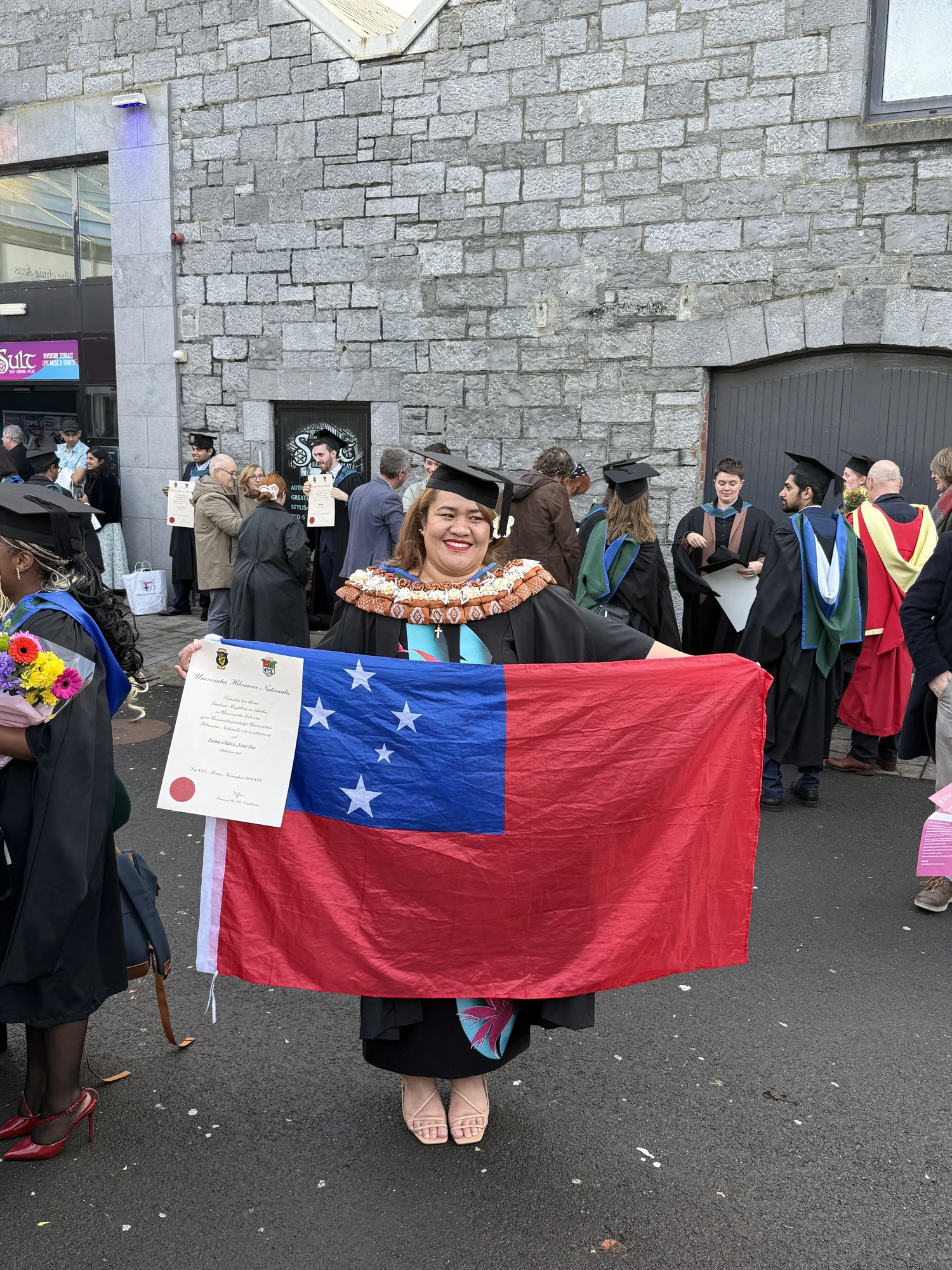 Seiuli earns first class honours in Ireland