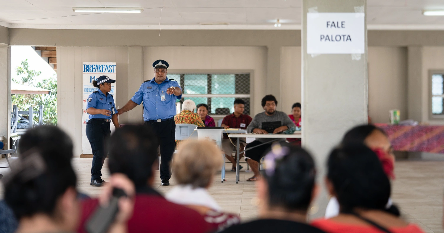 Election 2025: Police ban media at Toamua polling booth