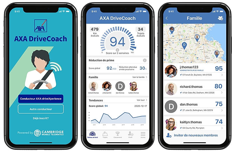 New Look and New Features for AXA driveXperience