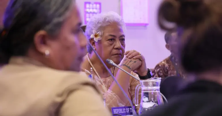 Fiame attends women leaders meeting 