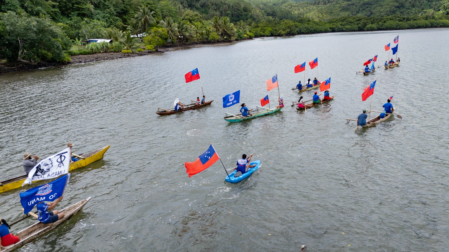 Matafa’a holds Toa Samoa parade on water