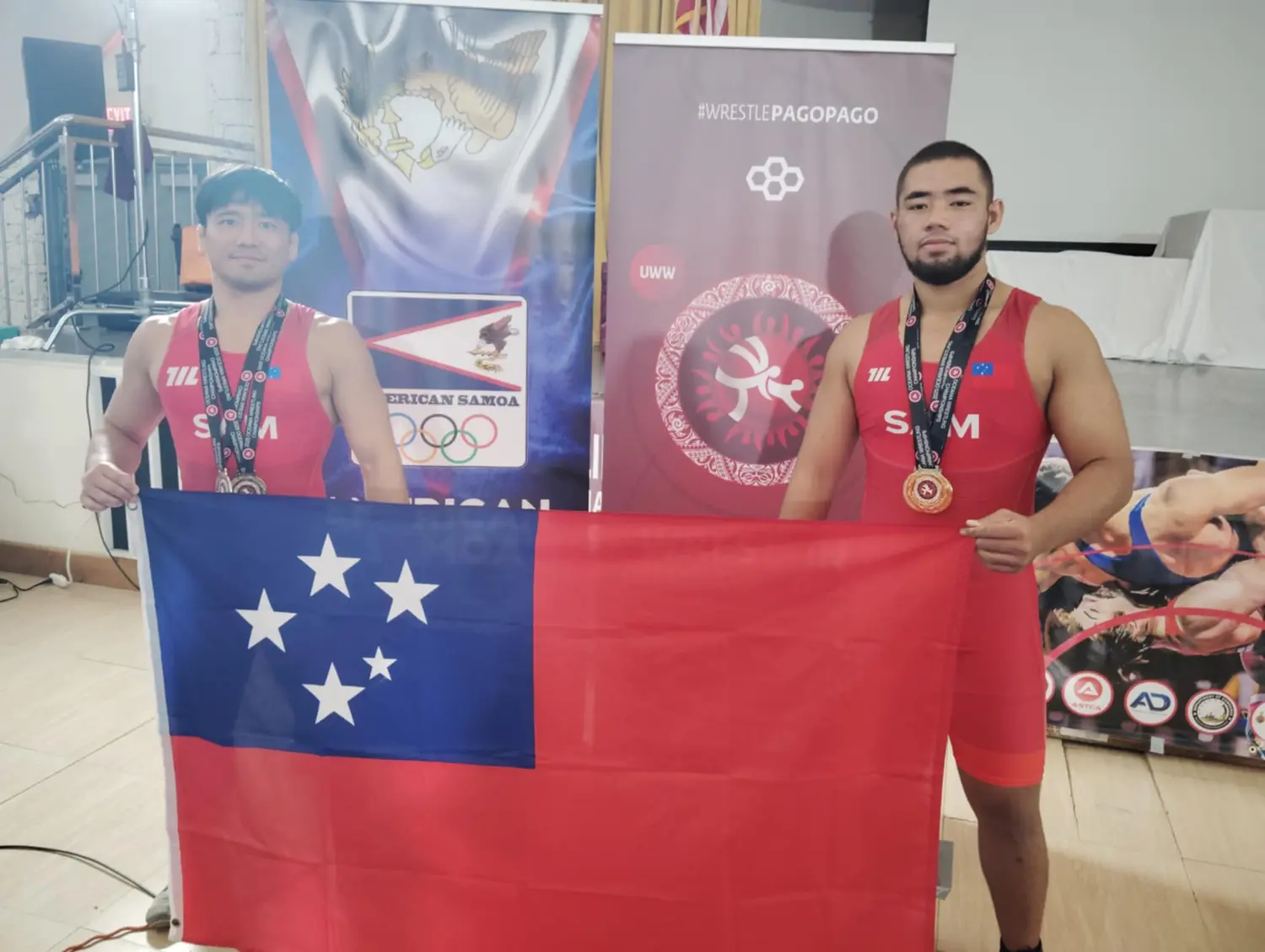 Four golds for Samoan wrestlers