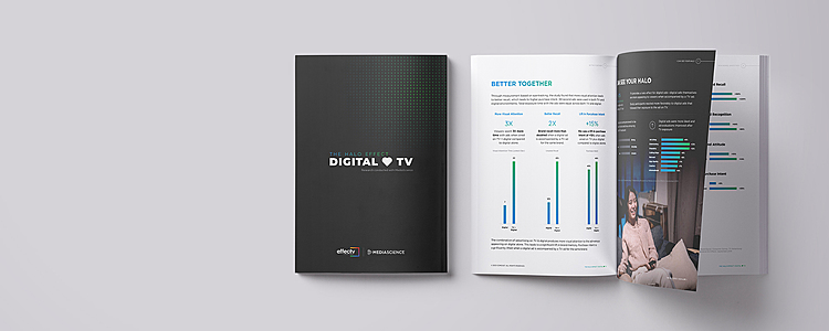 New Study from Effectv and MediaScience Reveals Campaigns that Include Both TV and Digital Drive Consistently Stronger Results Than Digital Alone