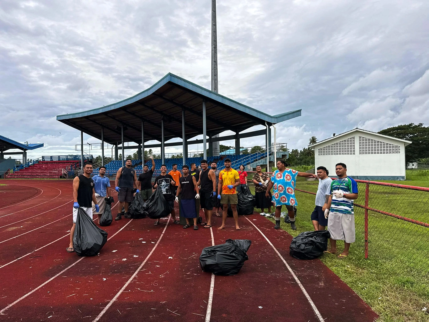 Aumaga Dance Group cleans up Apia park