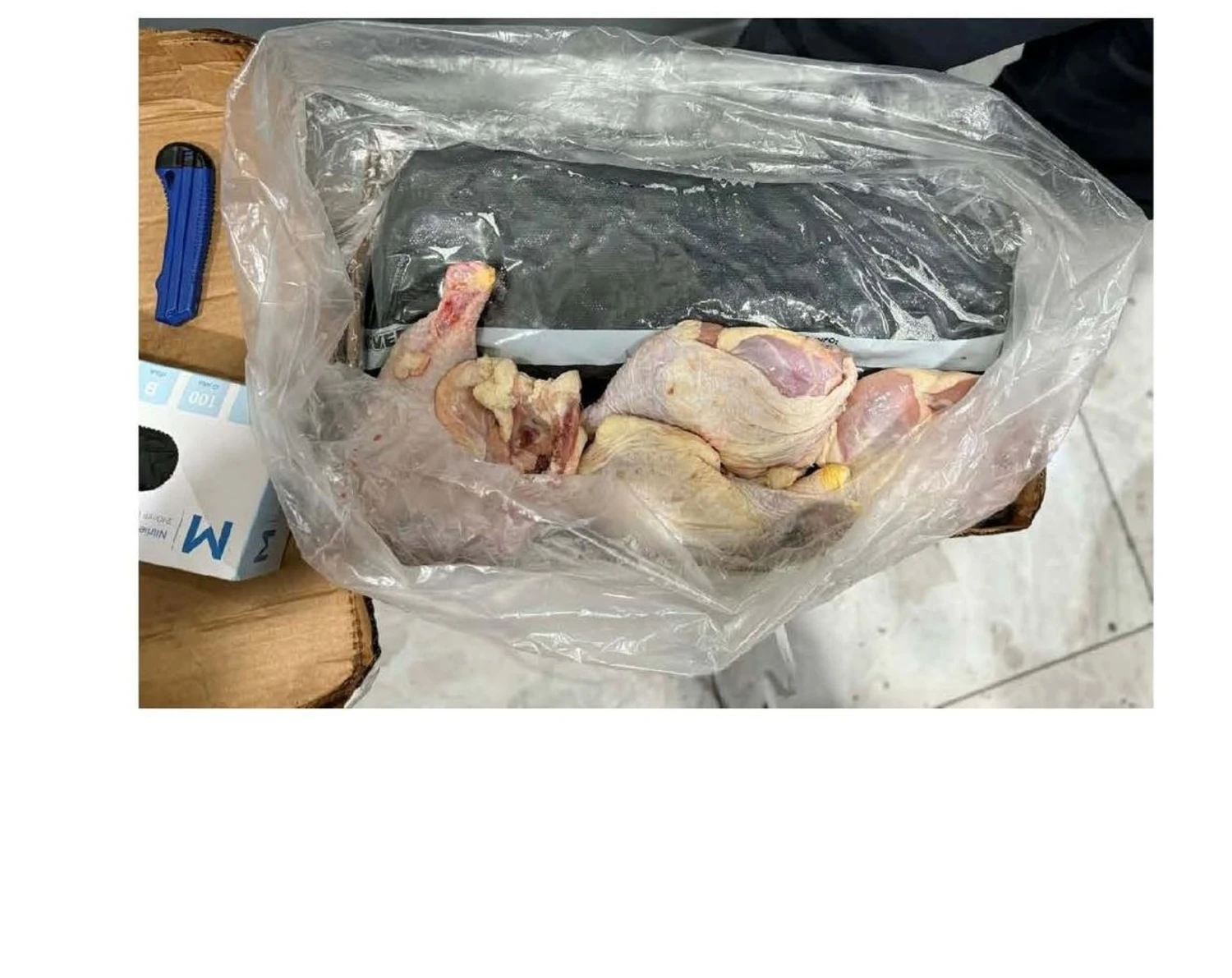 6KG meth in frozen chicken while man arrested for drugs in underwear
