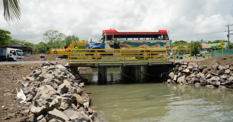 Afega and Malie bridge works start, eight months to finish