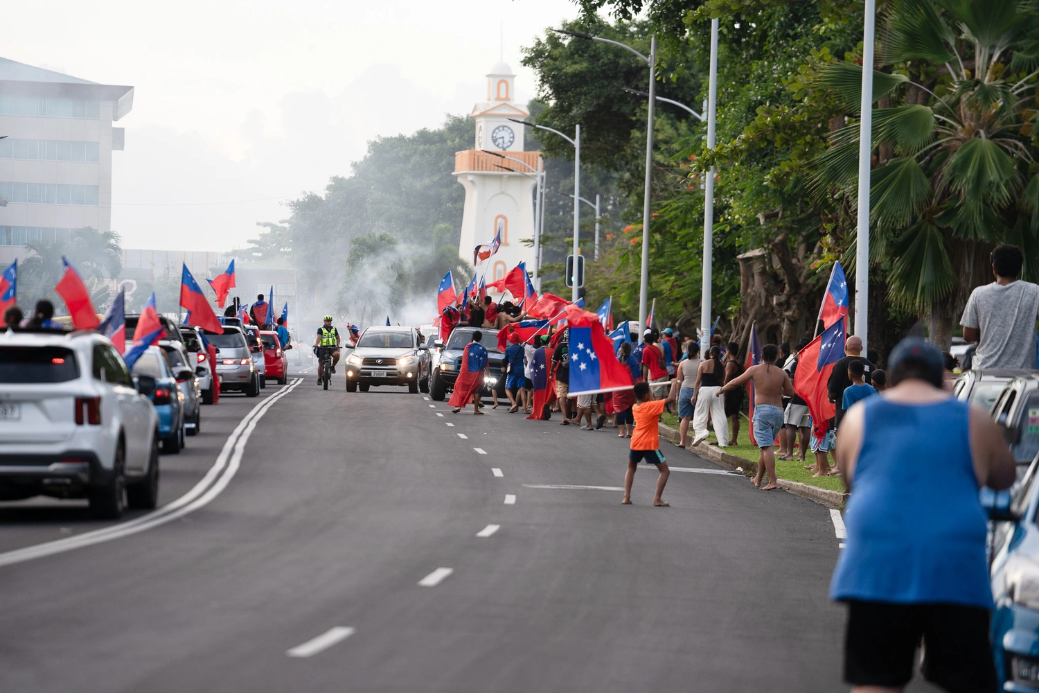 Parade chaos: Police chase teenager and crowd safety under lens